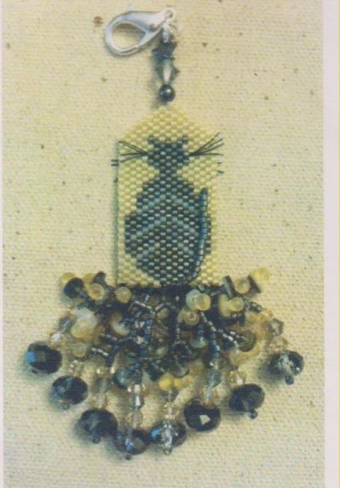 click here to view larger image of Macabre Madness Fob (bead kit)