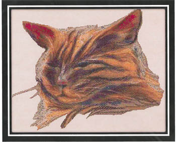 click here to view larger image of Tabby Cat Portrait (chart)