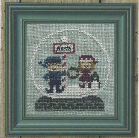 click here to view larger image of North Pole Globe (counted cross stitch kit)