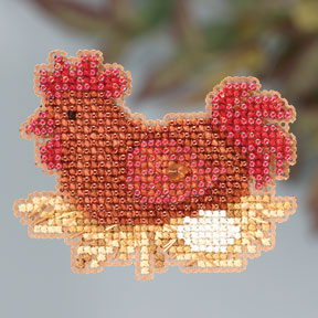 click here to view larger image of Chicken or the Egg (2013) (counted cross stitch kit)