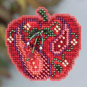 click here to view larger image of Jeweled Apple (2013) (counted cross stitch kit)