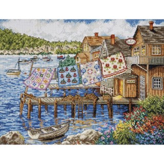 click here to view larger image of Dockside Quilts (counted cross stitch kit)