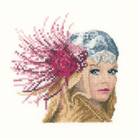 click here to view larger image of Fleur (Miniature Elegance) (counted cross stitch kit)