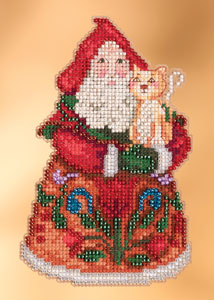 click here to view larger image of Purrfect Christmas Santa (2013) (counted cross stitch kit)