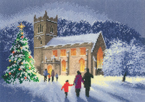 click here to view larger image of Christmas Church (Aida) (counted cross stitch kit)