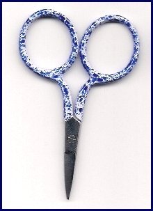 click here to view larger image of Spotty Blue Scissors (accessory)