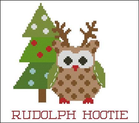 click here to view larger image of Christmas Hootie 003 Rudolph (chart)
