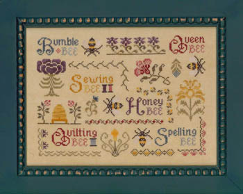 click here to view larger image of Antique Bee Sampler (chart)
