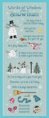 click here to view larger image of Snowman Wisdom (chart)