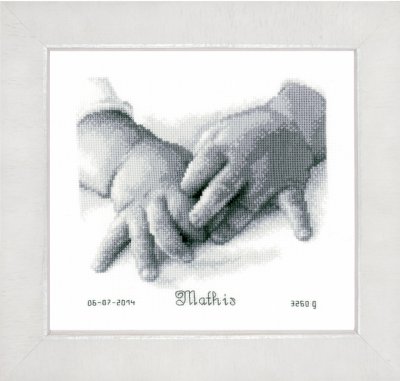 click here to view larger image of Baby Hands (counted cross stitch kit)