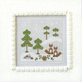 click here to view larger image of Frosty Forest 6 - Snowy Foxes  (chart)