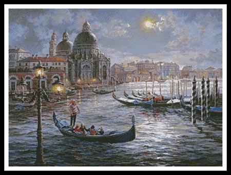 click here to view larger image of Grand Canal Venice Painting  (Nicky Boehme) (chart)