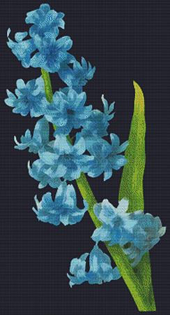 click here to view larger image of Blue Flowers (chart)