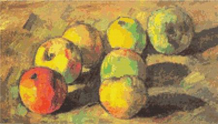 click here to view larger image of Still Life with Seven Apples (Paul Cezanne) (chart)