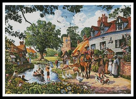 click here to view larger image of Village in Summer, A  (Steve Crisp) (chart)