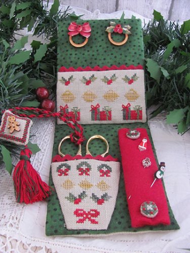 click here to view larger image of Christmas Midnight Sewing Set ()