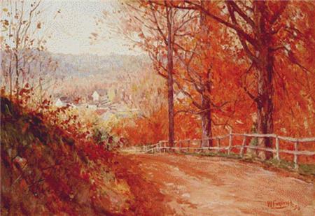 click here to view larger image of Road in Autumn  (William Forsyth) (chart)