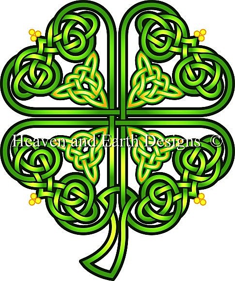 click here to view larger image of Brigids Shamrock (chart)