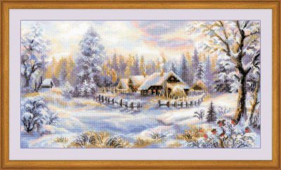 click here to view larger image of Winter Evening (counted cross stitch kit)
