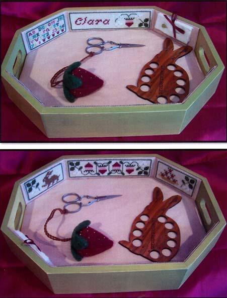 click here to view larger image of Strawberry Patch Needlework Tray (chart)