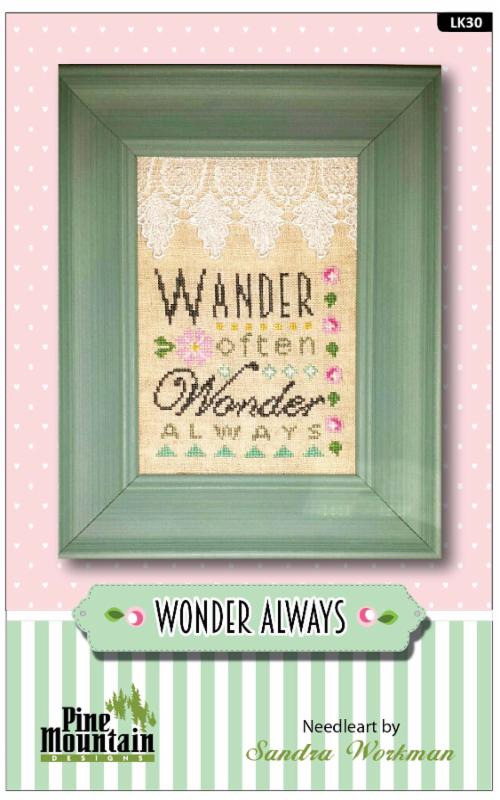 click here to view larger image of Wonder Always - Linen Pack (counted cross stitch kit)