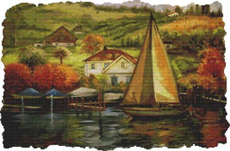 click here to view larger image of Countryside Painting (chart)