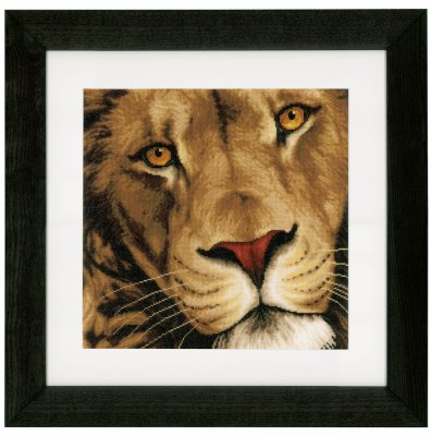 click here to view larger image of King of Animals - Aida (counted cross stitch kit)