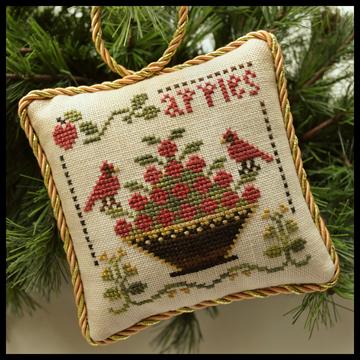 click here to view larger image of Sampler Tree Ornament - Sweet Apples (6) (chart)