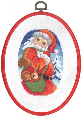 click here to view larger image of Santa (counted cross stitch kit)