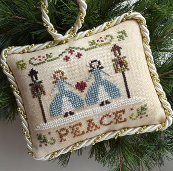 click here to view larger image of Sampler Tree Ornament -  Peace (7) (chart)