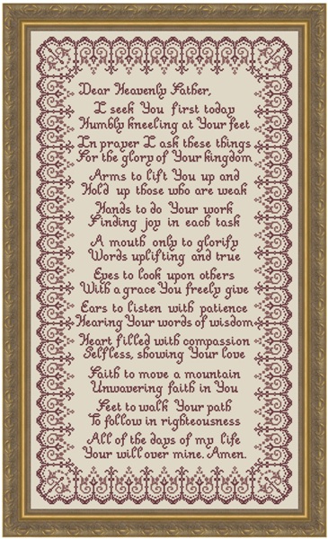 click here to view larger image of Morning Prayer (chart)