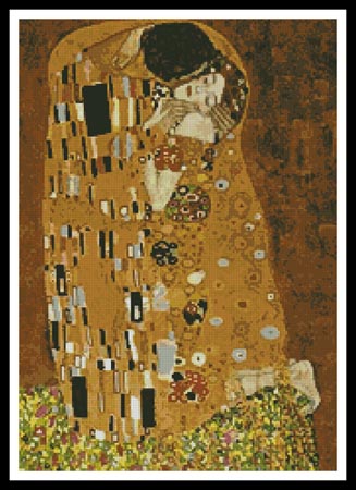 click here to view larger image of The Kiss  (Gustav Klimt) (chart)