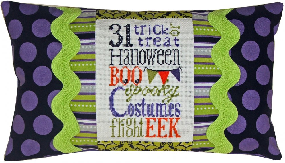 click here to view larger image of Spooky Typography (counted cross stitch kit)