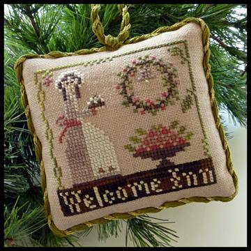 click here to view larger image of Sampler Tree Ornament - Welcome Inn (9) (chart)