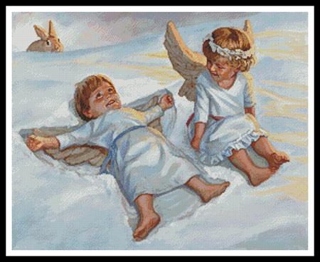 click here to view larger image of Cherubs Snow Angels  (David Lindsley) (chart)