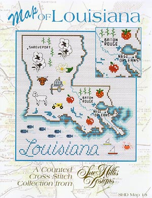 click here to view larger image of Louisiana Map (chart)