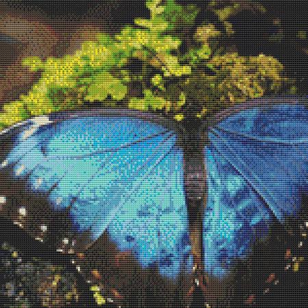 click here to view larger image of Bright Blue Butterfly (chart)