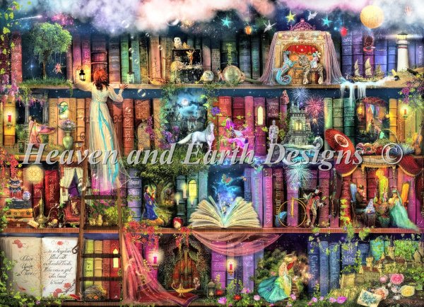 click here to view larger image of Treasure Hunt Book Shelf - Max Color - Aimee Stewart (chart)