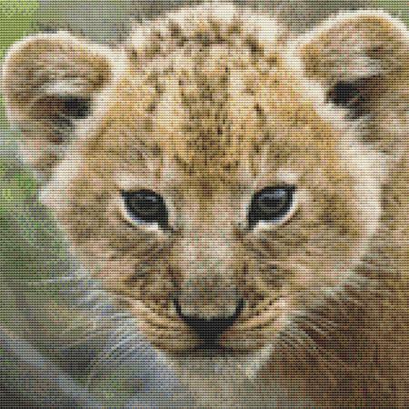 click here to view larger image of Cute Lion Cub (chart)