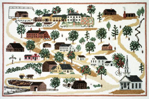 click here to view larger image of Old Sturbridge Gurshin Sampler (counted cross stitch kit)