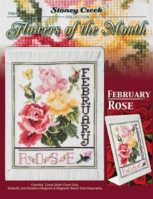 click here to view larger image of Flowers of the Month - February Rose (chart)
