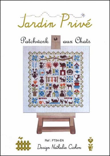 click here to view larger image of Patchwork Aux Chats (chart)