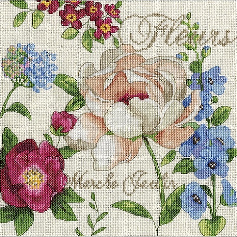 click here to view larger image of Marche Jardin (counted cross stitch kit)