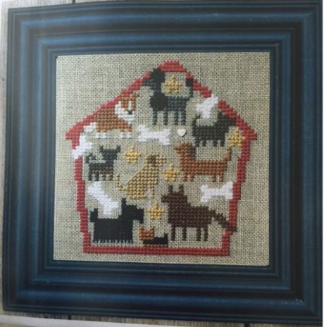 click here to view larger image of Dog House of Puppy Dogs (counted cross stitch kit)