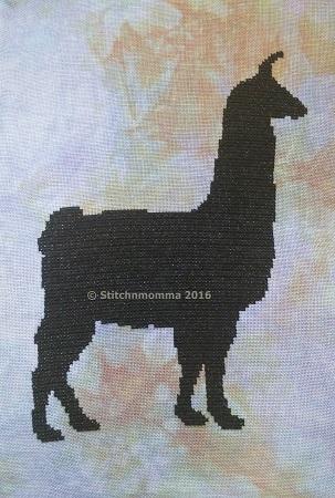 click here to view larger image of LLama Silhouette (chart)