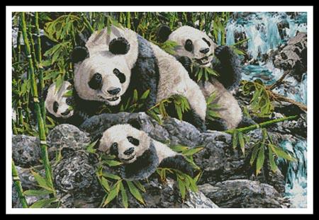 click here to view larger image of 12 Pandas  (Steven Michael Gardner) (chart)