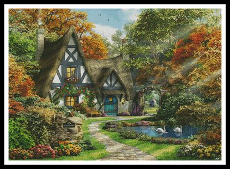 click here to view larger image of Autumn Cottage, The - Large (chart)