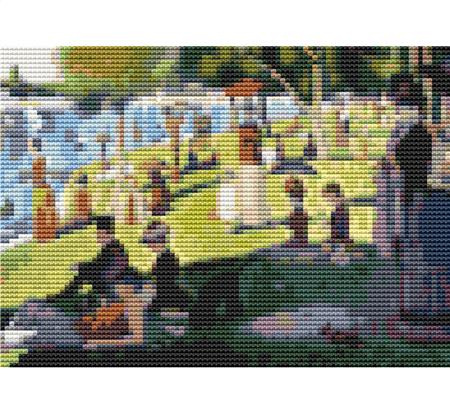 click here to view larger image of Sunday Afternoon On The Island Of La Grande Jatte, A - Mini Chart (Georges Seurat) (chart)