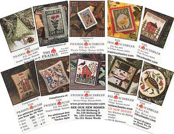 click here to view larger image of Mini Card Set C (Garden Samplers) (chart)