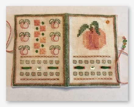 click here to view larger image of Just Peachy Sewing Case (counted cross stitch kit)